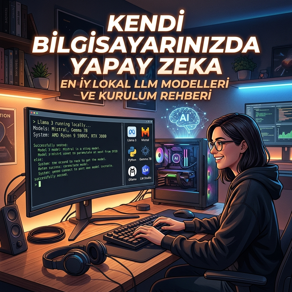 Kendi Bilgisayarınızda Yapay Zeka: En İyi Lokal LLM Modelleri ve Kurulum Rehberi