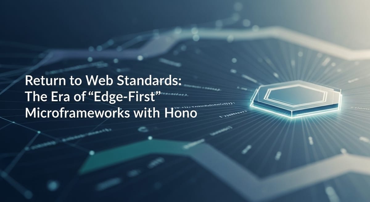 Web Standartlarına Dönüş: Hono ile 'Edge-First' Mikro Framework Çağı