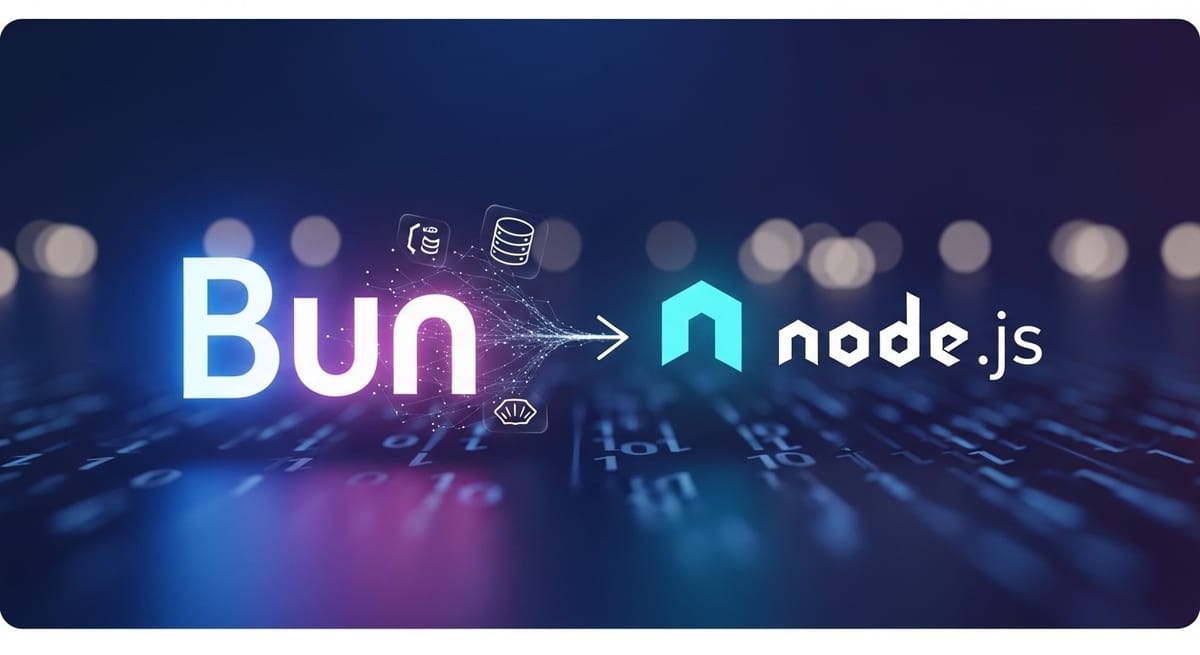 Node.js'e Bir Darbe Daha: Bun 1.2+ ile Gelen Dahili Postgres İstemcisi ve Bun Shell Devrimi